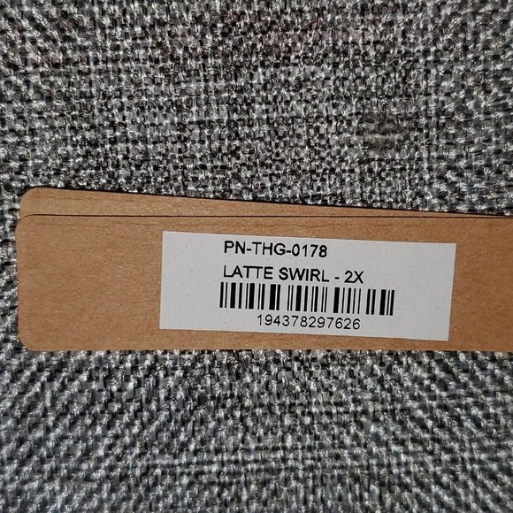 NWT SKIMS 2X Summer Mesh Thong LATTE SWIRL - Picture 3 of 3